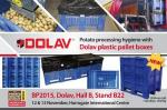 Potato processing hygiene with Dolav plastic box pallet